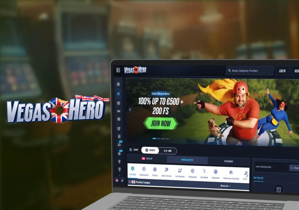 Vegas Hero offers UK players a diverse casino selection and a user-friendly gaming experience.