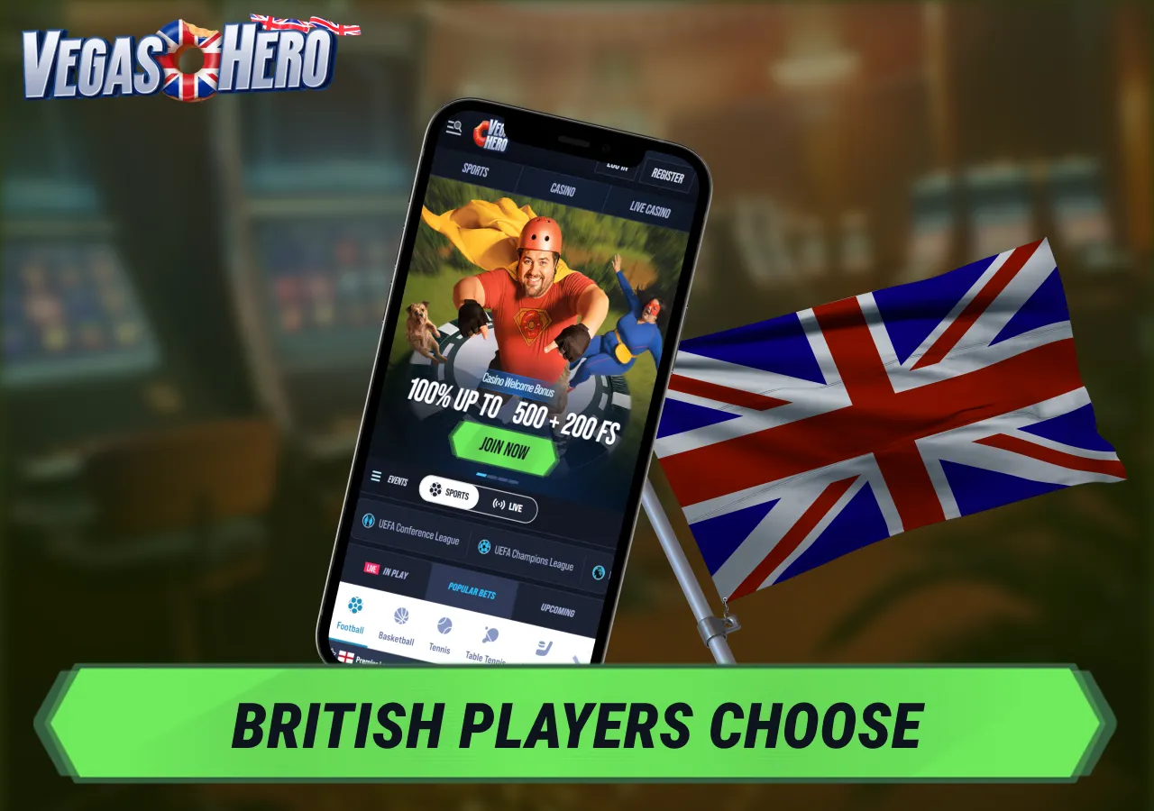 British players choose the platform for its games, bonuses and convenient payment options.